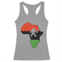 Funny Kwanzaa Bigfoot Lover Racerback Tank Top Festival Of Lights African Heritage Gift - Wonder Print Shop