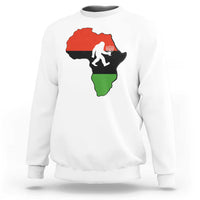 Funny Kwanzaa Bigfoot Lover Sweatshirt Festival Of Lights African Heritage Gift - Wonder Print Shop