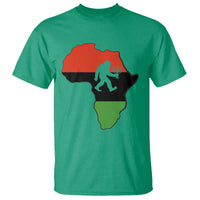 Funny Kwanzaa Bigfoot Lover T Shirt Festival Of Lights African Heritage Gift - Wonder Print Shop