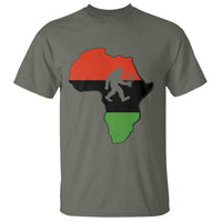 Funny Kwanzaa Bigfoot Lover T Shirt Festival Of Lights African Heritage Gift - Wonder Print Shop