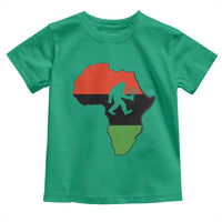 Funny Kwanzaa Bigfoot Lover Toddler T Shirt Festival Of Lights African Heritage Gift - Wonder Print Shop