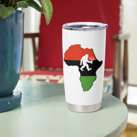 Funny Kwanzaa Bigfoot Lover Tumbler Cup Festival Of Lights African Heritage Gift - Wonder Print Shop