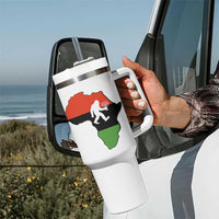 Funny Kwanzaa Bigfoot Lover Tumbler With Handle Festival Of Lights African Heritage Gift - Wonder Print Shop