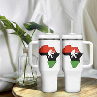Funny Kwanzaa Bigfoot Lover Tumbler With Handle Festival Of Lights African Heritage Gift - Wonder Print Shop