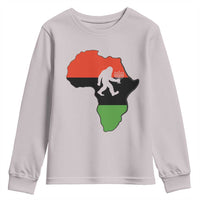 Funny Kwanzaa Bigfoot Lover Youth Sweatshirt Festival Of Lights African Heritage Gift - Wonder Print Shop