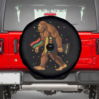 Funny Kwanzaa Bigfoot Lover Spare Tire Cover African American Holiday Gift - Wonder Print Shop