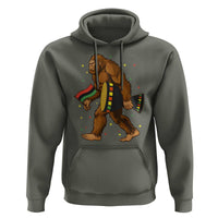 Funny Kwanzaa Bigfoot Lover Hoodie African American Holiday Gift - Wonder Print Shop