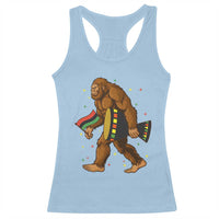 Funny Kwanzaa Bigfoot Lover Racerback Tank Top African American Holiday Gift - Wonder Print Shop