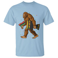 Funny Kwanzaa Bigfoot Lover T Shirt African American Holiday Gift - Wonder Print Shop