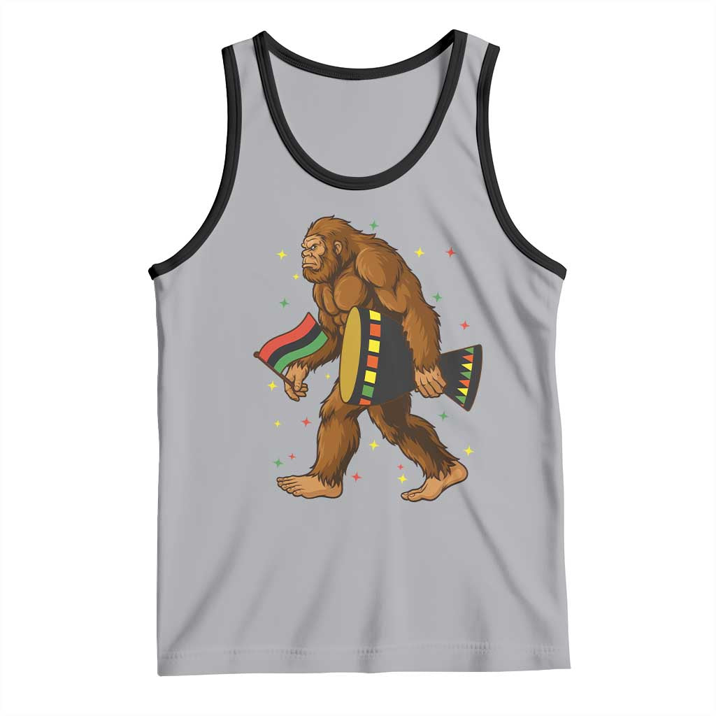 Funny Kwanzaa Bigfoot Lover Tank Top African American Holiday Gift - Wonder Print Shop