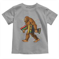 Funny Kwanzaa Bigfoot Lover Toddler T Shirt African American Holiday Gift - Wonder Print Shop