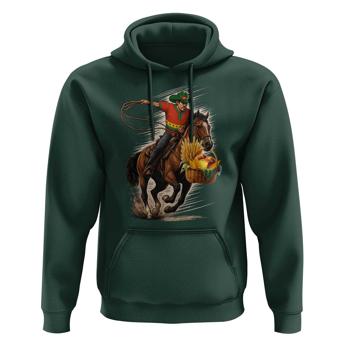 Kwanzaa Cowboy Hoodie Funny African American Festival Gift - Wonder Print Shop