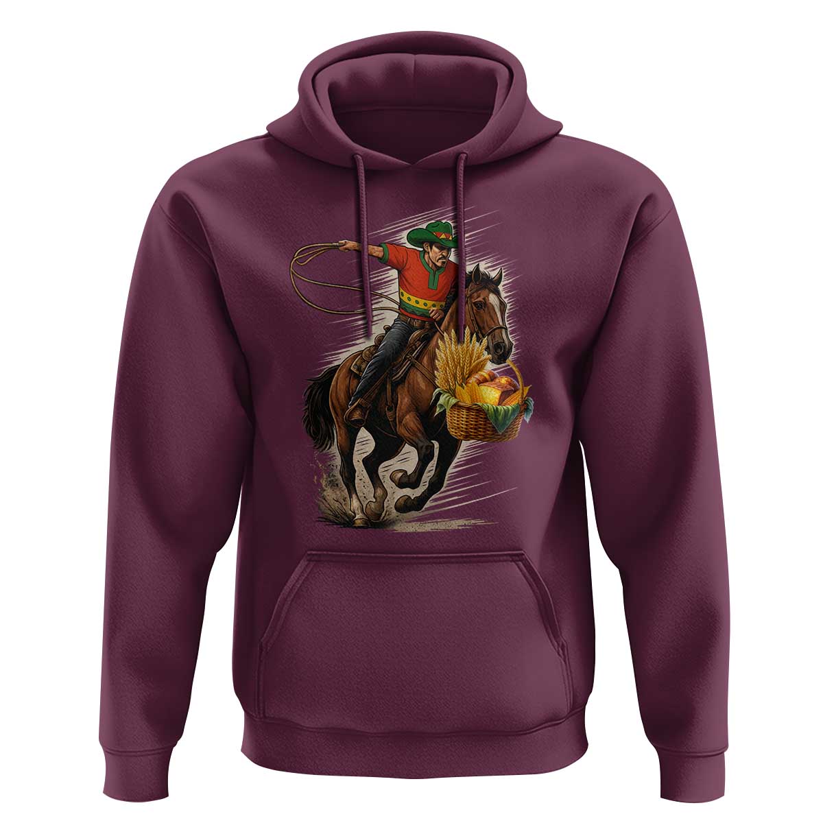 Kwanzaa Cowboy Hoodie Funny African American Festival Gift - Wonder Print Shop