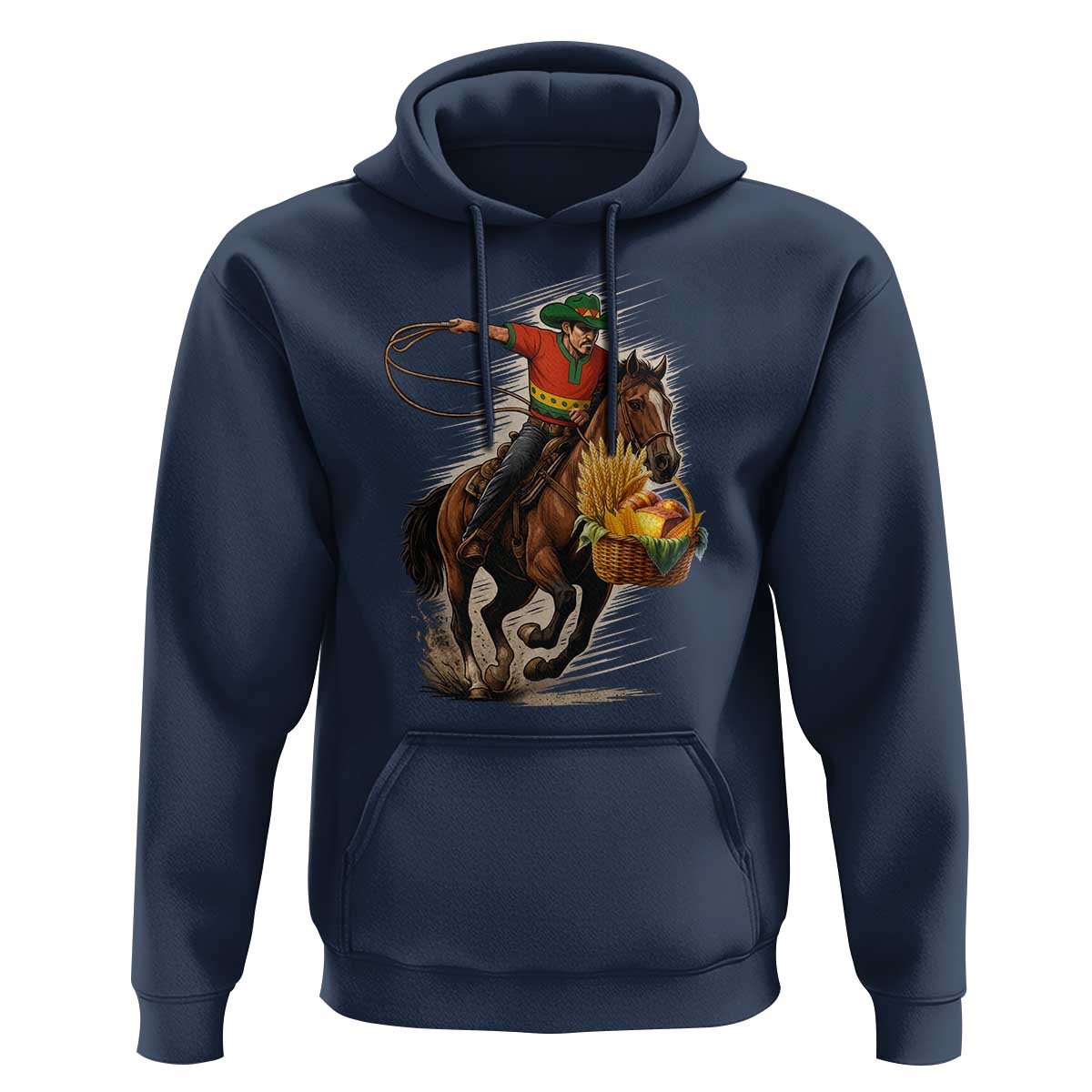 Kwanzaa Cowboy Hoodie Funny African American Festival Gift - Wonder Print Shop