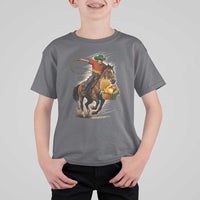 Kwanzaa Cowboy T Shirt For Kid Funny African American Festival Gift - Wonder Print Shop