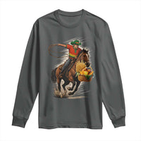 Kwanzaa Cowboy Long Sleeve Shirt Funny African American Festival Gift - Wonder Print Shop