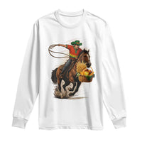 Kwanzaa Cowboy Long Sleeve Shirt Funny African American Festival Gift - Wonder Print Shop