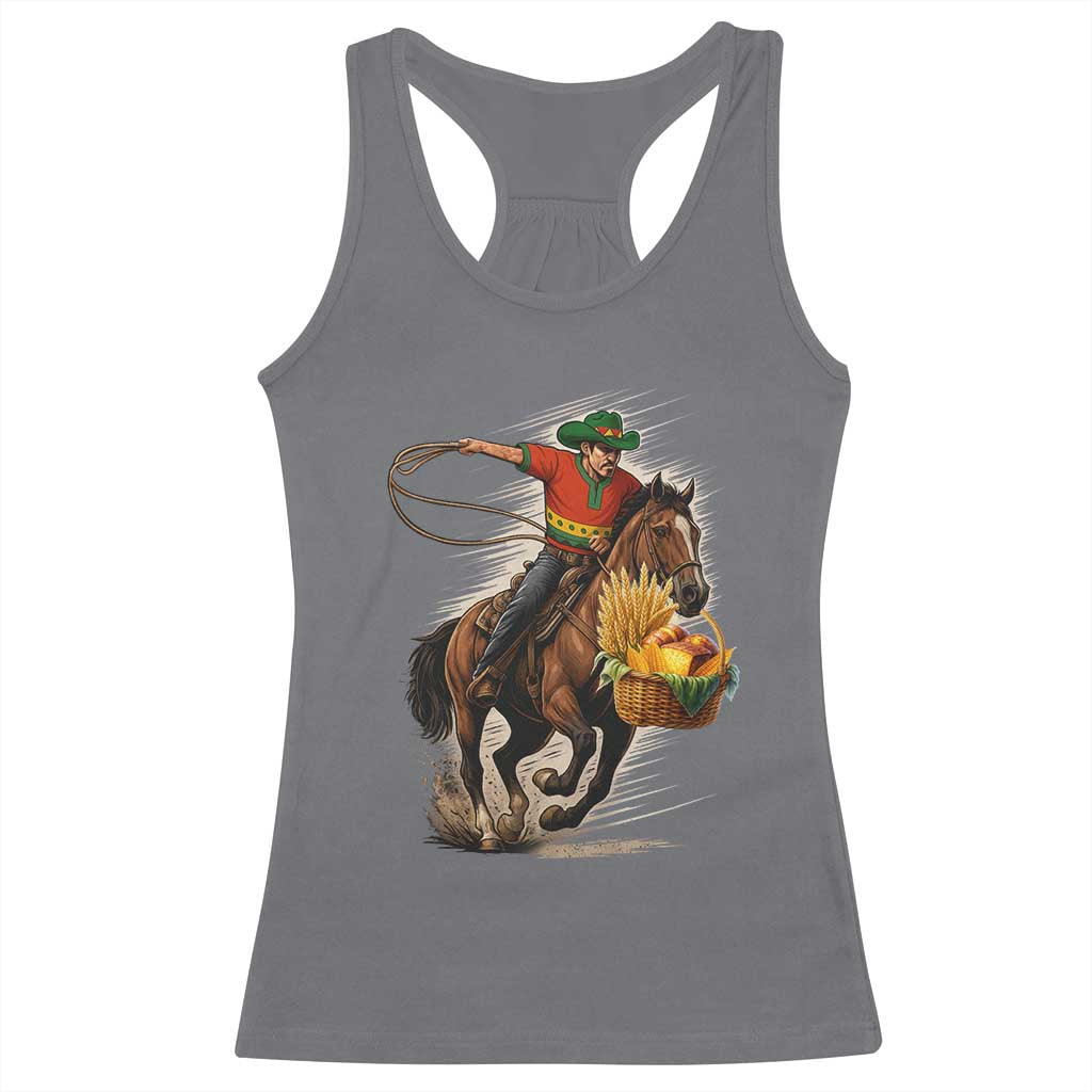 Kwanzaa Cowboy Racerback Tank Top Funny African American Festival Gift - Wonder Print Shop