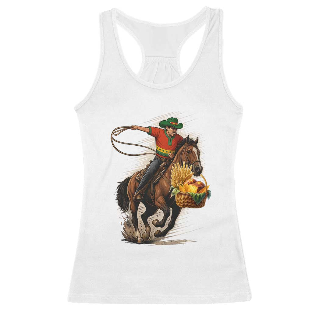Kwanzaa Cowboy Racerback Tank Top Funny African American Festival Gift - Wonder Print Shop
