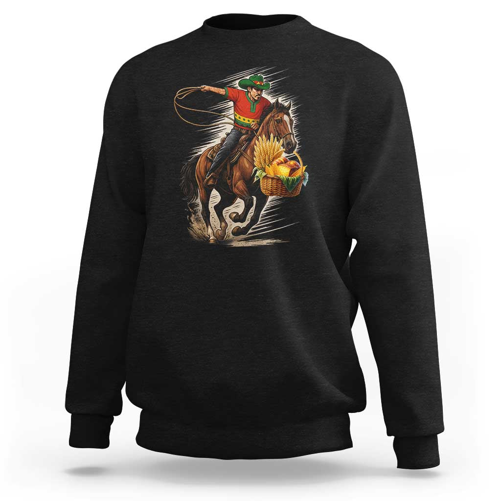 Kwanzaa Cowboy Sweatshirt Funny African American Festival Gift - Wonder Print Shop
