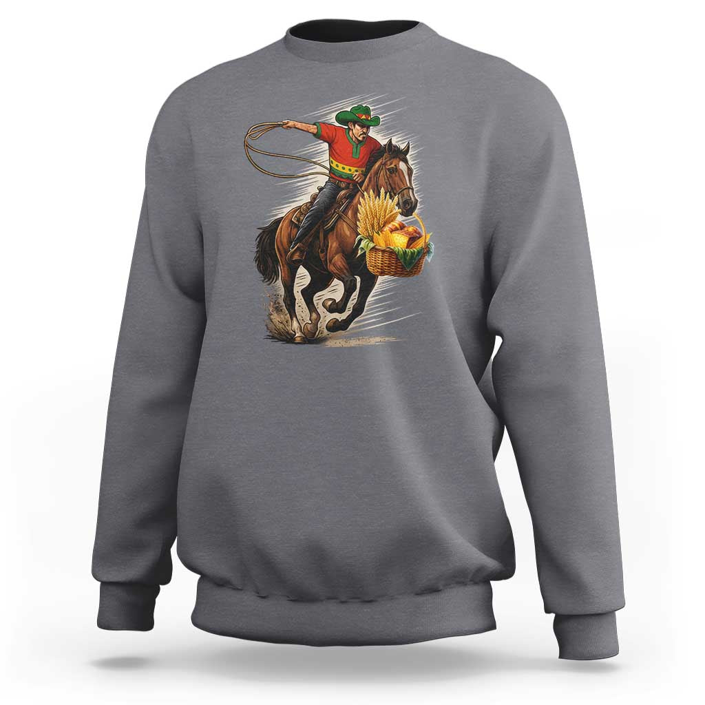 Kwanzaa Cowboy Sweatshirt Funny African American Festival Gift - Wonder Print Shop