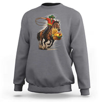 Kwanzaa Cowboy Sweatshirt Funny African American Festival Gift - Wonder Print Shop