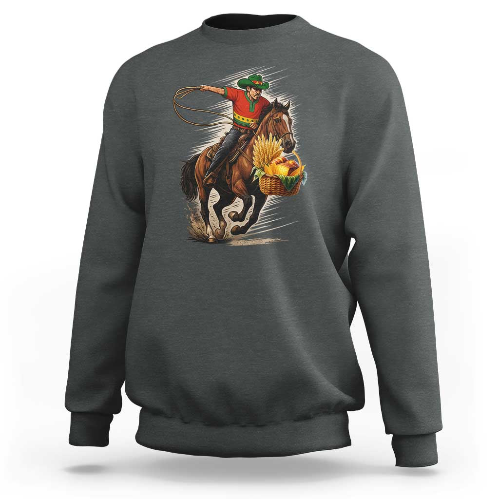 Kwanzaa Cowboy Sweatshirt Funny African American Festival Gift - Wonder Print Shop