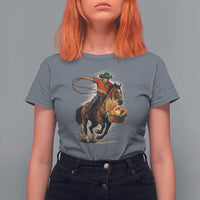 Kwanzaa Cowboy T Shirt For Women Funny African American Festival Gift - Wonder Print Shop