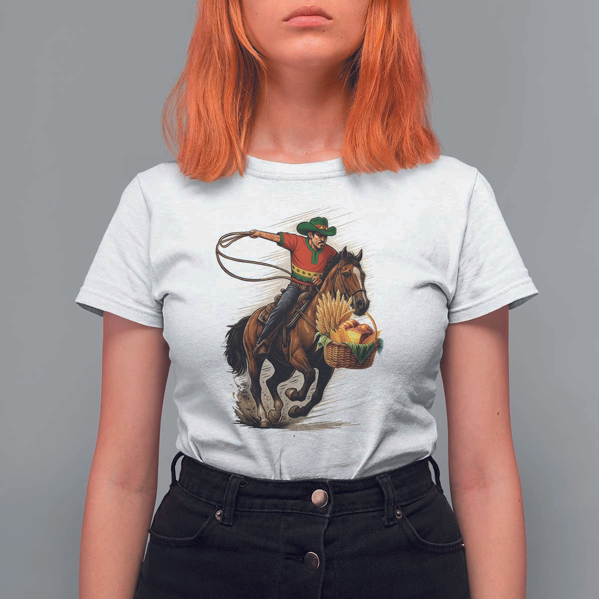 Kwanzaa Cowboy T Shirt For Women Funny African American Festival Gift - Wonder Print Shop