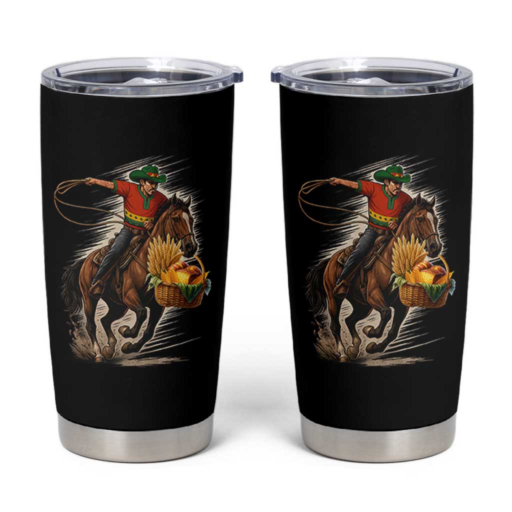 Kwanzaa Cowboy Tumbler Cup Funny African American Festival Gift - Wonder Print Shop