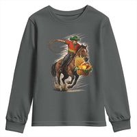 Kwanzaa Cowboy Youth Sweatshirt Funny African American Festival Gift - Wonder Print Shop