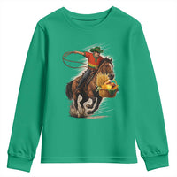 Kwanzaa Cowboy Youth Sweatshirt Funny African American Festival Gift - Wonder Print Shop