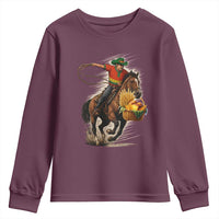Kwanzaa Cowboy Youth Sweatshirt Funny African American Festival Gift - Wonder Print Shop