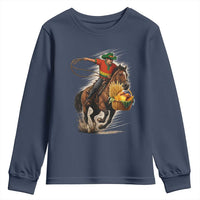 Kwanzaa Cowboy Youth Sweatshirt Funny African American Festival Gift - Wonder Print Shop