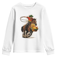 Kwanzaa Cowboy Youth Sweatshirt Funny African American Festival Gift - Wonder Print Shop