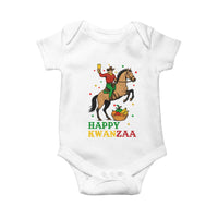 Happy Kwanzaa Cowboy Baby Onesie Funny African Holiday Gift - Wonder Print Shop