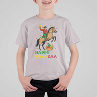 Happy Kwanzaa Cowboy T Shirt For Kid Funny African Holiday Gift - Wonder Print Shop