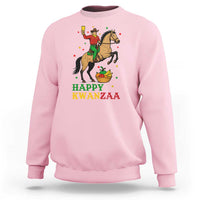 Happy Kwanzaa Cowboy Sweatshirt Funny African Holiday Gift - Wonder Print Shop