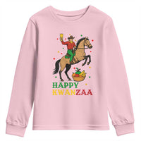 Happy Kwanzaa Cowboy Youth Sweatshirt Funny African Holiday Gift - Wonder Print Shop
