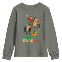 Happy Kwanzaa Cowboy Youth Sweatshirt Funny African Holiday Gift - Wonder Print Shop
