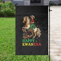 Happy Kwanzaa Cowgirl Garden Flag Funny African American Festival Gift - Wonder Print Shop