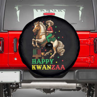 Happy Kwanzaa Cowgirl Spare Tire Cover Funny African American Festival Gift - Wonder Print Shop