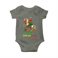 Happy Kwanzaa Cowgirl Baby Onesie Funny African American Festival Gift - Wonder Print Shop