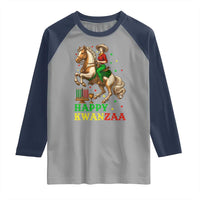 Happy Kwanzaa Cowgirl Raglan Shirt Funny African American Festival Gift - Wonder Print Shop