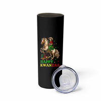 Happy Kwanzaa Cowgirl Skinny Tumbler Funny African American Festival Gift - Wonder Print Shop