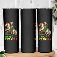 Happy Kwanzaa Cowgirl Skinny Tumbler Funny African American Festival Gift - Wonder Print Shop
