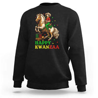 Happy Kwanzaa Cowgirl Sweatshirt Funny African American Festival Gift - Wonder Print Shop
