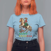 Happy Kwanzaa Cowgirl T Shirt For Women Funny African American Festival Gift - Wonder Print Shop