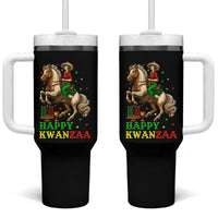 Happy Kwanzaa Cowgirl Tumbler With Handle Funny African American Festival Gift - Wonder Print Shop