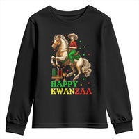 Happy Kwanzaa Cowgirl Youth Sweatshirt Funny African American Festival Gift - Wonder Print Shop